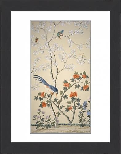 Chinoiserie Wallpaper Framed