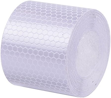 Moonway 5cmx6m Reflective Safety Tape Warning Conspicuity Tape (White)
