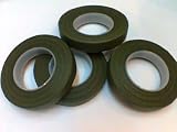 Original Floral Tape 1/2'' X 30 Yards Spool. Color Olive Green.. You Will Get 4 Roll of Tape...