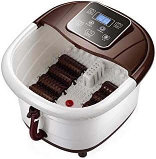 YXMxxm Foot Spa,Spa Roller Massage Modes,Oxygen Bubbles Red Light,Heat Maintenance Helps Maintain Warm Water Temperature