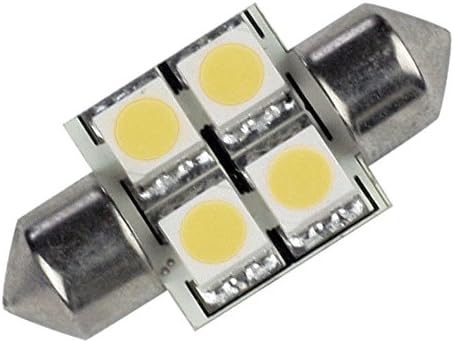 Lunasea Lighting Pointed Festoon 4 LED Light Bulb - 31mm - Cool White