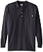 Dickies Men's Heavyweight Long Sleeve Henley Tee