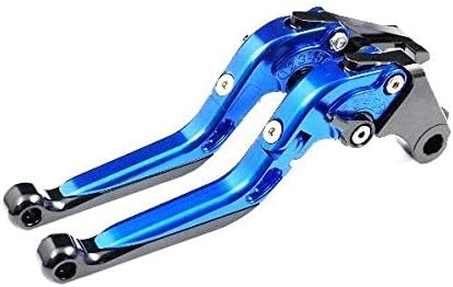 Ride It Extendable Folding Brake and Clutch Levers for Kawasaki ZX6R ZX636 2019,Z1000 Z1000R 2017-2019,Z1000SX Ninja1000/Tourer 2017-2019,Z900RS 2018-2019-Blue