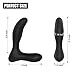 Vibrating Prostate Massager 2 Powerful Motors 10 Vibration Modes for Anal Pleasure, PALOQUETH Waterproof Anal Vibrator Male Sex Toy Rechargeable Prostate Stimulator Wireless Remote