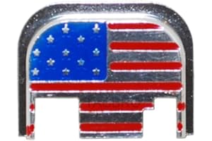 TACBRO Aluminum Rear Cover Slide Back Plate Compatible with Glock Gen 1-4/Gen 1-5 G17 G17L G19 G20 G21 G22 G23 G24 G26 G27 G29 G30 G31 G32 G33 G34