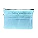 FakeFace Multi-funtional Nylon Zipper Travel Handbag Pouch/Bag in Bag/Insert Organizer/Cosmetic Toiletry Bag Pocket/Makeup Bag/Tidy Bag Blue