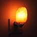 (Upgraded) AMIR Salt Lamp, Natural Himalayan Crystal Salt Light with 4 Bulbs, 11.2oz Mini Hand Carved Night Light, with UL-Certified Wall Plug, Decoration Salt Rock Lamp (2 Pack)