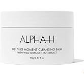 Alpha-H Melting Moment Cleansing Balm For Your Face - Removes SPF, Dirt & Pollution - Nourishing Balm To Oil For All Skin Types - Vegan & Pregnancy Safe Makeup Remover