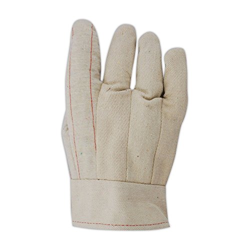 Magid Glove & Safety 596BT Heater Beater 22 oz. Cotton Canvas Hot Mill Gloves, Large, Natural (Pack of 12)