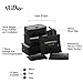 HiDay 8 Sets Packing Cube System - 1 Toiletry bag+ 4 Travel Cubes + 2 Pouches + 1 Premium Shoes Bag - Perfect Travel Luggage Organizer