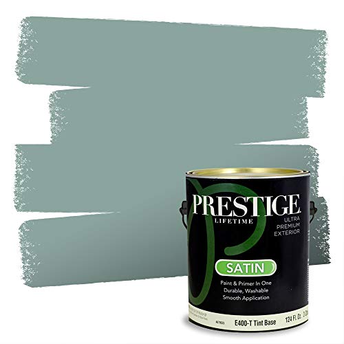 PRESTIGE Paints Exterior Paint and Primer In One, 1-Gallon, Satin, Comparable M…