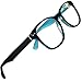 +1.25 Blue Light Blocking Reading Glasses by Eye Love | Glare-Free Coating | Reduce Eye Fatigue | 8 Colors (Vagary | Black Teal Frame | +1.25 Blue Light Blocking Glasses)