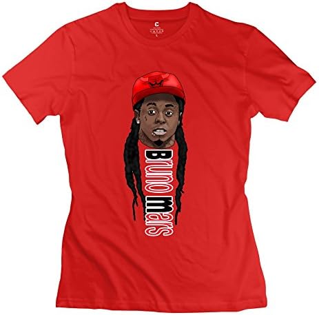 YJJ Women's Lil Wayne T-Shirts Size XL Red