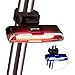 Bike Light ThorFire Bike Tail Light, Ultra Bright Bike Light USB Rechargeable, LED Bicycle Rear Light, Waterproof Helmet Light, 5 Light Mode with Red & Blue Light Fits on Any Road Bikes