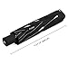 Plemo Automatic Umbrellas, Windproof Compact Folding Umbrellas with Anti-Slip Rubberized Grip, for Business and Travels or Summer Wedding Gifts (Raindrop)