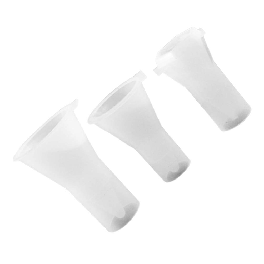 EXCEART 3Pcs Resin Jewelry Pendant Molds Silicone Ring Holder Molds Crystal Cone Epoxy Casting Molds for DIY Craft Jewelry Making