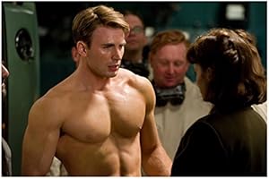 PHOTOGRAPH Chris Evans 8x10 Photo Steve Rogers Captain America Shirtless Wlo