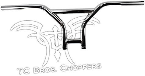 TC Bros.1" BMX Handlebars - Chrome Dimpled