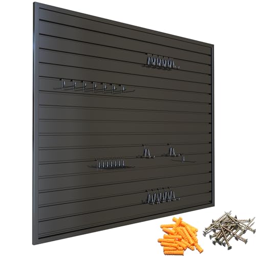 Yuzzy Slat Wall Paneling 4ft Black