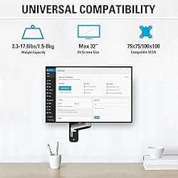 MOUNTUP Monitor Wall Mount, Fully Adjustable