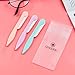 amoore 3 Pcs Eyebrow Razor Eyebrow Shapers Razors Shavers Shaving Grooming Trimmers (3 Pcs, Colorful)