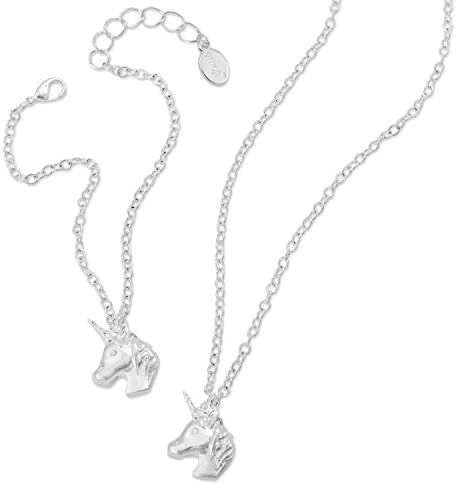 emoji® Unicorn Necklace & Bracelet Set