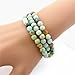 Stunning 6mm Round Amazonite Bead Stretchy Wrap Bracelet / Necklace