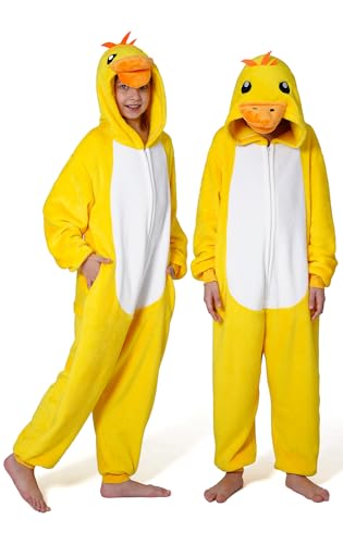 Dxilm Kids Duck Onesie Costume Halloween Funny Cosplay Pajamas DK1 at Amazon
