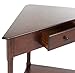 Safavieh American Homes Collection Gomez Dark Cherry Corner Table