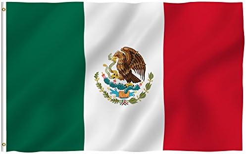 AA Plus Shop International World Country Flags, World Cup Flags, World Flags, 3'x'5' Flags (Mexico)