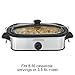 Hamilton Beach 33444 Casserole Slow Cooker, Silver