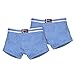 Toddler Boys Boxer Briefs - Underwear Super Soft Cotton Chambray Briefs 2 Pack.