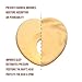 Abstoria Baby Head Shaping Pillow for Newborns - Infant Flat Head Prevention Sleeping Pillow Neck Support Soft Breathable Air Mesh Organic Cotton Cushion Cover for Baby Boy Girl 0-12 Months