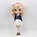 Original Doll Clohtes Outfit, Old School Uniform(Coat + Dress + Stocking) , Doll Dress Up for 1/6 12inch Doll or ICY Doll- Fortune Days(YW-YF011)