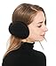 Unisex Warm Winter Earmuffs Knit Fur Earwarmers Outdoor for Women Foldable Knitted Ear Muffs Earflap Cover
