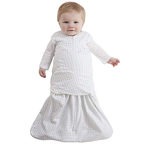 HALO 100 Cotton Sleepsack Swaddle, 3Way Adjustable Wearable Blanket