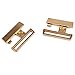 10set Gold Tone Metal Tape Closure Closure Waist Extender Hooks & Eyes Clasps Sewing Garment Clasps Hooks for Bra Swimsuit NK280