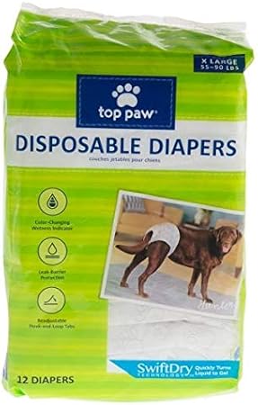 top paw disposable diapers 12 pack