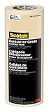 Scotch Painter's Tape 2020-2A-CP 2020-48A-CP Masking Tape, 1.88" Width, Beige