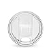 Host Wine Freeze Replacement Lids for Tumblers - Set of 2, Sliding Tab Closure, Travel Cup Lid for Wine Freeze Cooling Cup, Clear