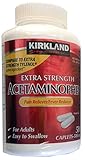 Kirkland Signature Extra Strength Acetaminophen 500MG Caplets, 500-Count Bottle