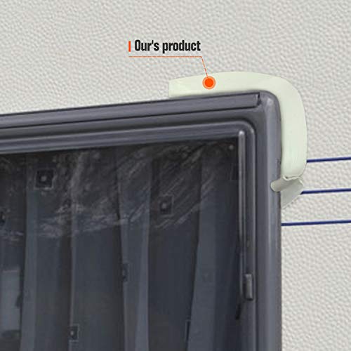 Kohree Butyl Seal Tape RV Putty Rubber Sealant Tape White, 1/8Inch x 3/4Inch x 30Foot, Leak