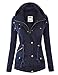 MBJ Womens Military Anorak Safari Hoodie Jacket