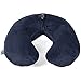 Travel Inflatable Pillow, Ultra Soft Velvet Air Neck Rest with Removable Washable Cover, Reduce Stiff Neck and Sleep Comfortably in Planes, Cars, Buses & Trains, Travel Storage Pouch Included