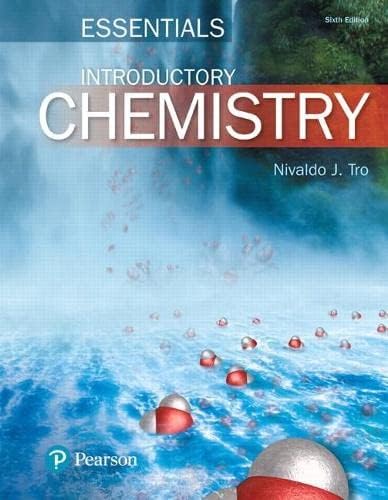 Chemistry - Introductory Chemistry Essentials (MasteringChemistry)