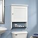 Sauder Woodworking Caraway Wall Cabinet, Soft White finish