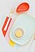 Sugar & Cloth 5 Inch Oval Dessert Paper Plate, Mint with Gold Edge, 24 Count