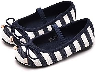 KIDS BRON Bridal Ballet Flats Mary Jane School Shoes(Toddler/Little Girls)