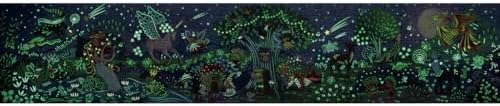im Dunkeln leuchtendes Puzzle Wald der Wunder - 200 Teile, Glow-in-the-Dark Holzpuzzle, Lernpuzzle mit Leuchteffekt, fördert Motorik, Logik und Fantasie, für Kinder ab 6 Jahre