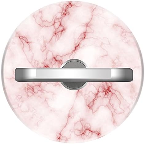 Finger Ring Stand, Customized Cell Phone Ring Grip Holder 360 Degree Rotation Universal for iPhone, iPad, iPod, Kindle, All Smartphones and Tablet Device - Pink Marble